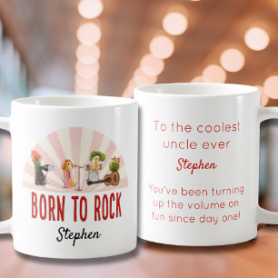 Cool Uncle Gift – Personalised Veggie Rock Lover Coffee Mug
