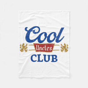 Cool Uncles Club Best Uncle Ever Funny Pocket Fath Fleece Blanket