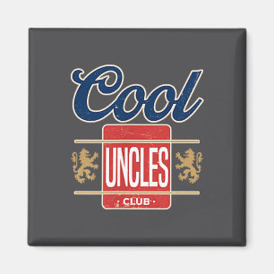 Cool Uncles Club For New Uncle Father's Day Uncle  Magnet