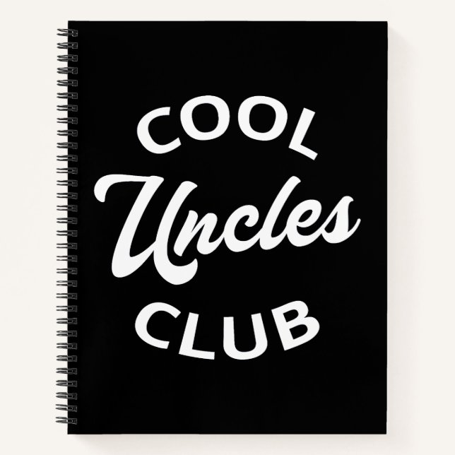 Cool Uncles Club I Notebook (Front)