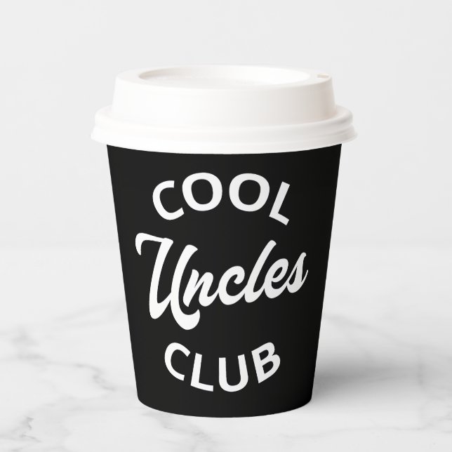 Cool Uncles Club I Paper Cups (Front)