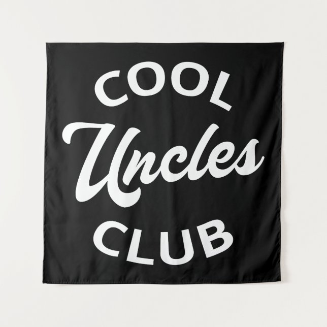 Cool Uncles Club I Tapestry (Front)