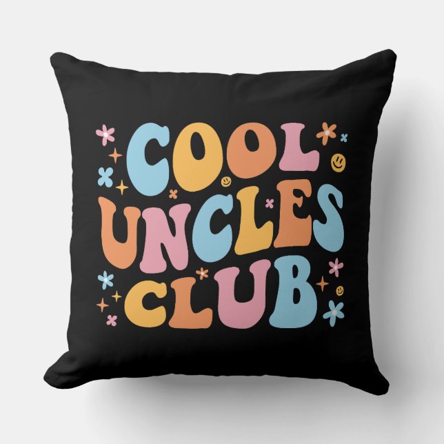 Cool Uncles Club III Cushion (Front)