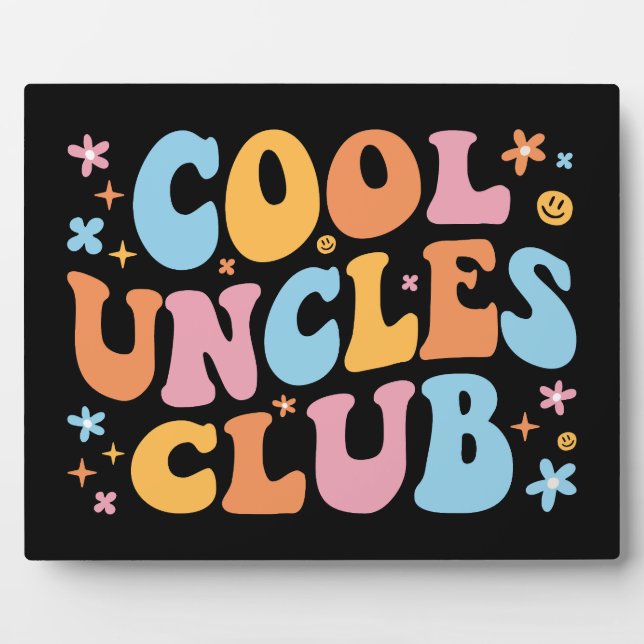 Cool Uncles Club III Plaque (Front)