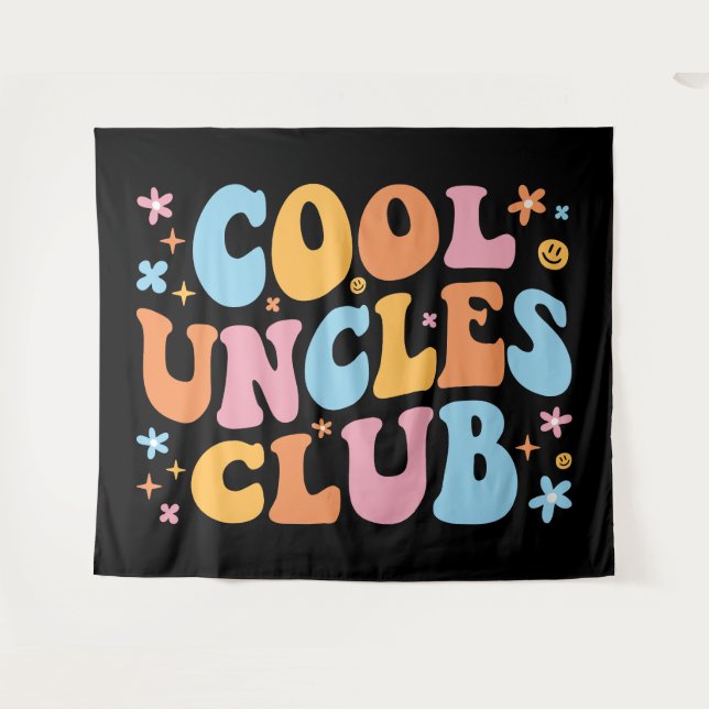 Cool Uncles Club III Tapestry (Front (Horizontal))