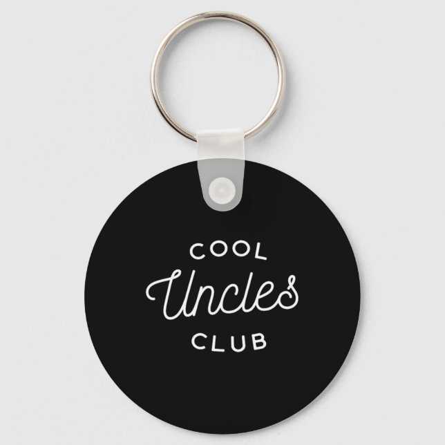 Cool Uncles Club  Key Ring (Front)