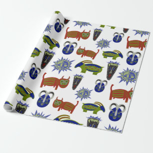Cool Uneven Pattern Wrapping Paper