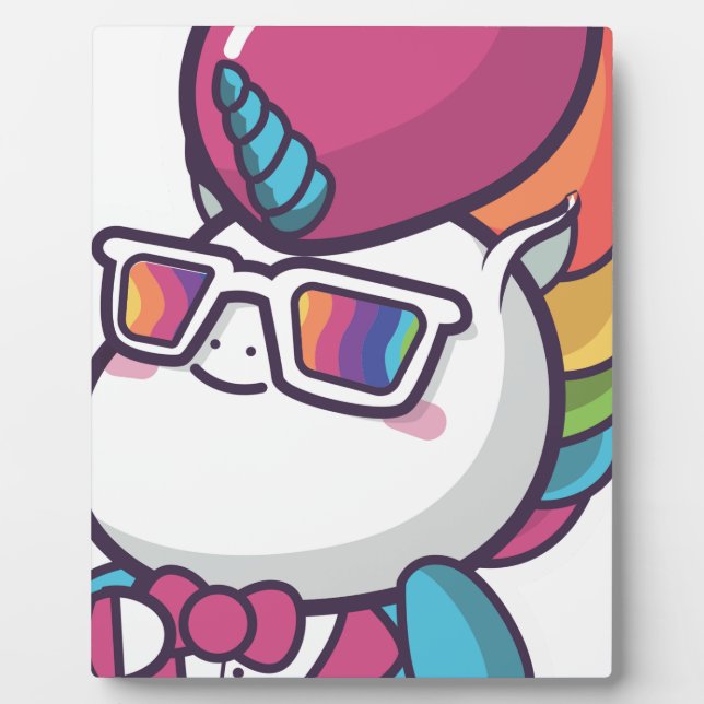 Cool unicorn plaque (Front)