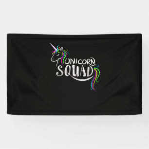 Cool Unicorn Squad _ Funny Magical Equestrian Team Banner
