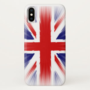 Cool Union Jack Flag of the United Kingdom Design iPhone X Case