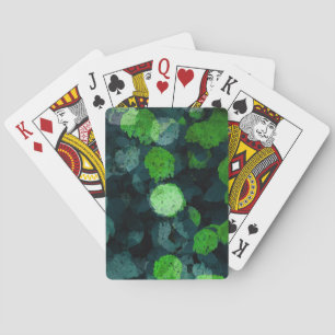 Cool, unique art of floral / flower pattern playing cards