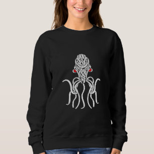 Cool Unique Jiu Jitsu Octopus White Belt Jiujitsu Sweatshirt