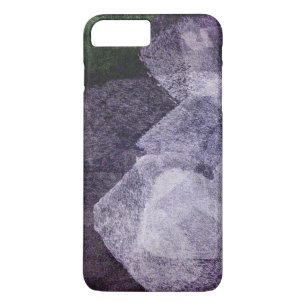 cool, unique modern purple painting art iPhone 8 plus/7 plus case