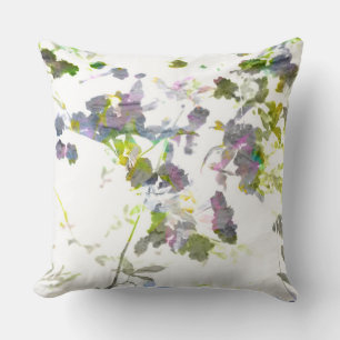 Cool, unique modern romantic flower pattern design cushion