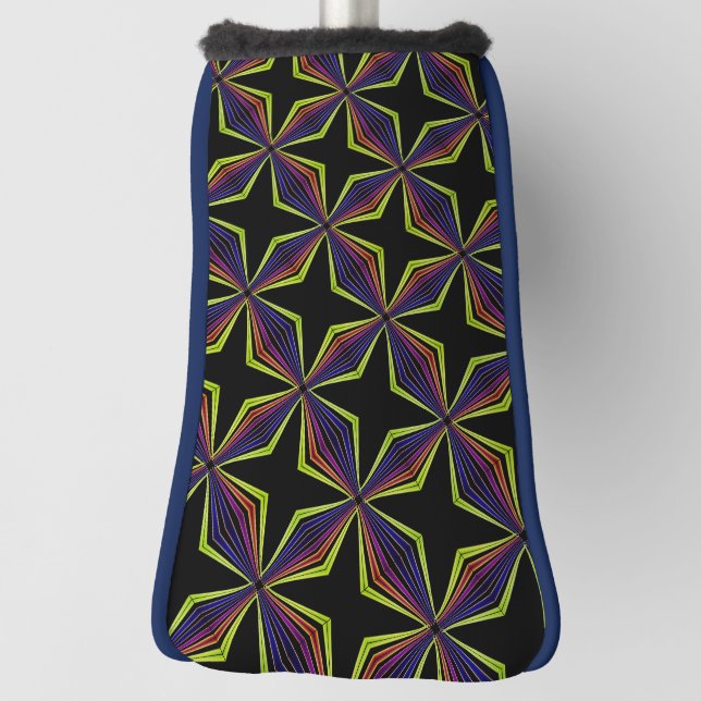 Cool Unique Pattern  Golf Head Cover (Rotate 90)