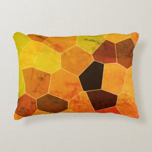 Cool Unique Rustic Fall Colour Abstract Pattern Decorative Cushion