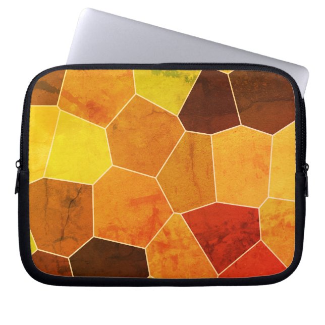 Cool Unique Rustic Pattern Laptop Sleeve (Front)