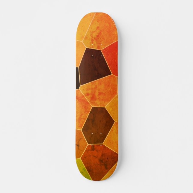 Cool Unique Rustic Pattern Skateboard (Front)
