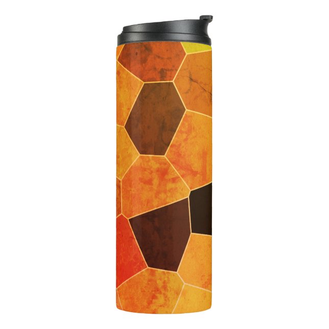 Cool Unique Rustic Pattern Thermal Tumbler (Rotated Left)