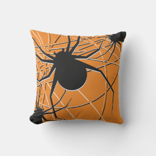 Cool Unique Spider Design   Modern Halloween Cushion