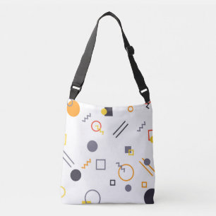Cool, unique, trendy, urban abstract illustration crossbody bag