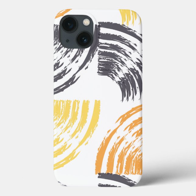 Cool, unique, trendy, urban colourful brush stroke Case-Mate iPhone case (Back)