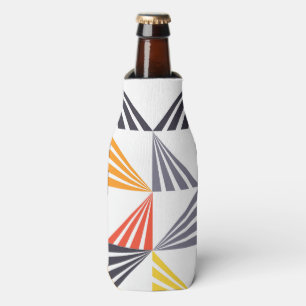 Cool, unique, trendy, urban, colourful triangles bottle cooler