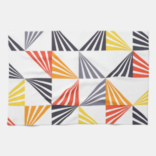 Cool, unique, trendy, urban, colourful triangles tea towel