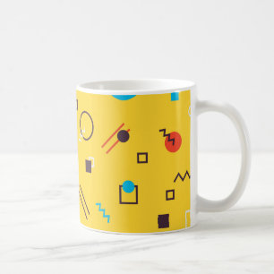 Cool, unique, trendy, urban geometric Memphis Coffee Mug