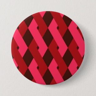 Cool, unique, trendy, urban geometric shapes 7.5 cm round badge