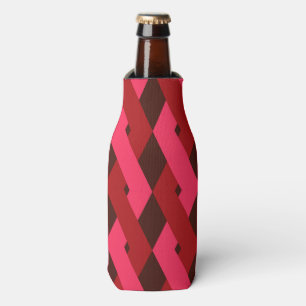 Cool, unique, trendy, urban geometric shapes bottle cooler
