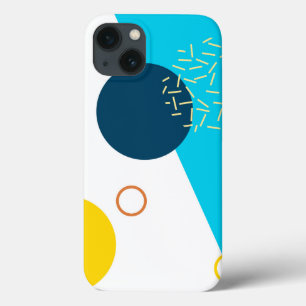Cool, unique, trendy, urban, Memphis illustration iPhone 13 Case