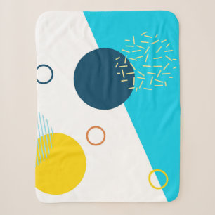 Cool, unique, trendy, urban, Memphis illustration Sherpa Blanket