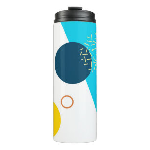 Cool, unique, trendy, urban, Memphis illustration Thermal Tumbler