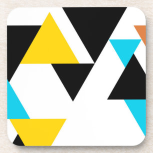 Cool, unique, trendy, urban, modern triangles coaster