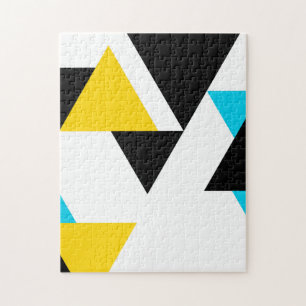 Cool, unique, trendy, urban, modern triangles jigsaw puzzle