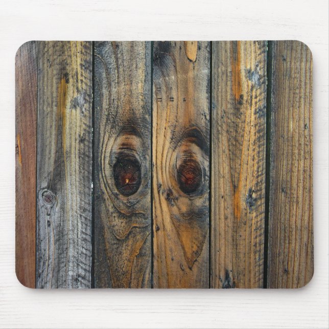 COOL Unique Wood Texture Mouse Pad (Front)