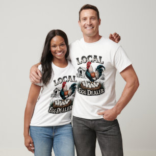 Cool unisex egg dealer word art farmer T-Shirt