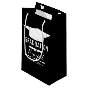 Cool unisex graduation customisable small gift bag