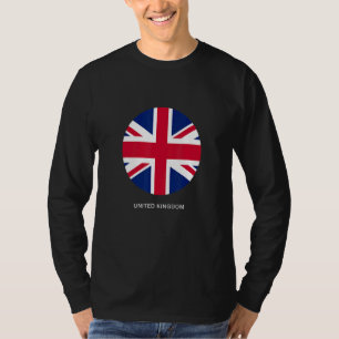 Cool United Kingdom Flag Illustration Graphic Des T-Shirt