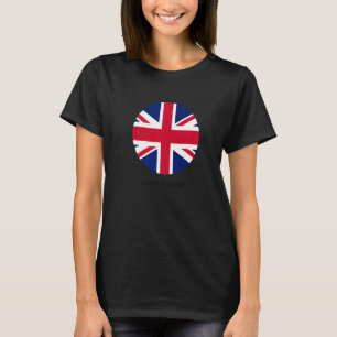 Cool United Kingdom Flag Illustration  Graphic T-Shirt