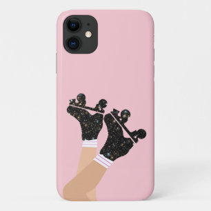 Cool Universe Roller Skates Derby Skater Pink iPhone 11 Case