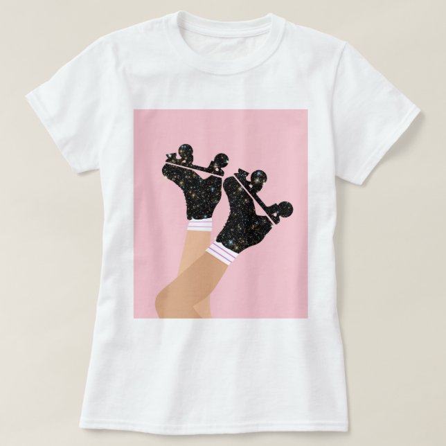 Cool Universe Roller Skates Derby Skater Women T-Shirt (Design Front)