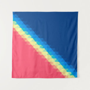 cool urban dun colourful triangles illustrated bac tapestry