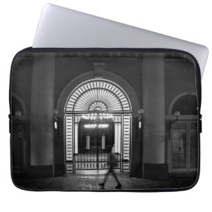 Cool, urban, modern city life photography laptop sleeve