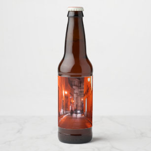 Cool, urban, modern photo of Parisian lifestyle Beer Bottle Label