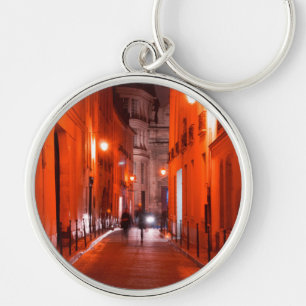 Cool, urban, modern photo of Parisian lifestyle Key Ring