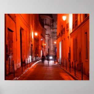 Cool, urban, modern photo of Parisian lifestyle Poster