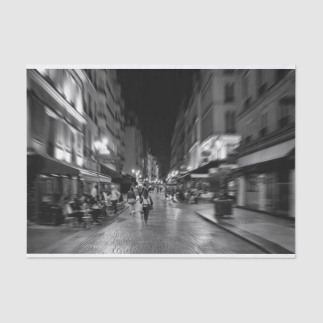 Cool, urban Parisian lifestyle and culture Tissue Paper (Front)