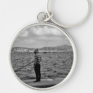 Cool, urban photo of lifestyle in Istanbul Key Ring